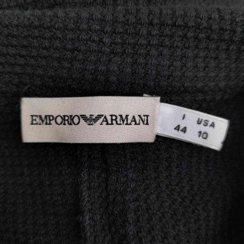 エンポリオアルマーニ EMPORIO ARMANI ワッフル地 4Bテーラードジャケット レディース EUR:40