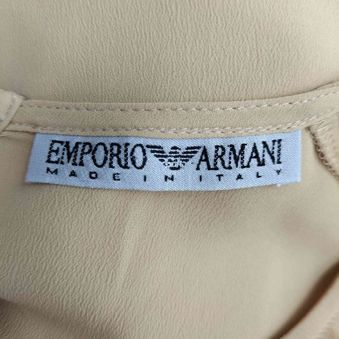 エンポリオアルマーニ EMPORIO ARMANI シルク混 S/S ブラウス レディース EUR:42