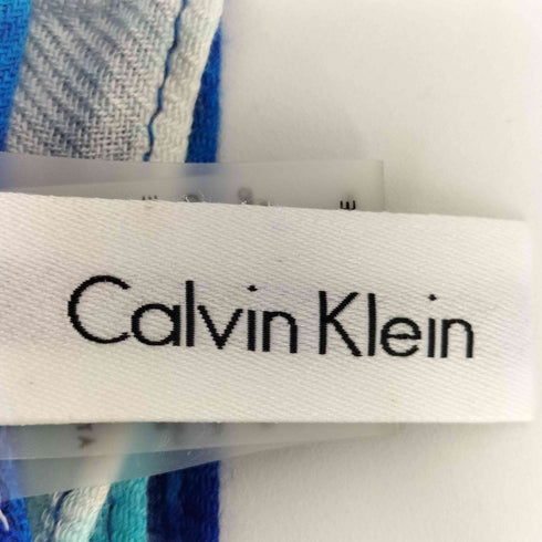 カルバンクライン CALVIN KLEIN レーヨン オーシャンデザイン 大判 ストール レディース