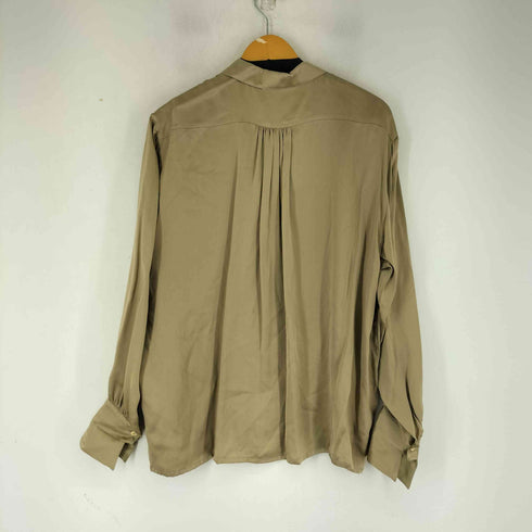 エンポリオアルマーニ EMPORIO ARMANI フロントボタン L/S シルクブラウス レディース EUR:42