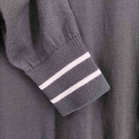 アンダーカバー UNDERCOVER ラインデザイン L/S ウールポロシャツ メンズ JPN:2