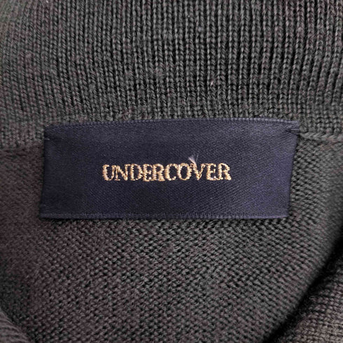 アンダーカバー UNDERCOVER ラインデザイン L/S ウールポロシャツ メンズ JPN:2