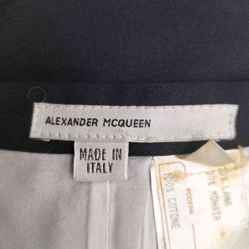 アレキサンダーマックイーン Alexander McQueen ウール テーパードスラックス レディース 40