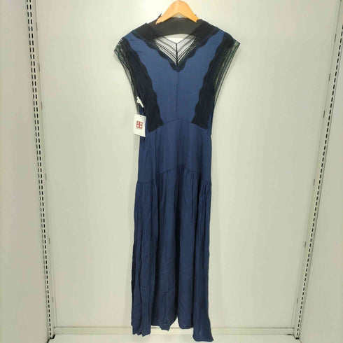 サンドロパリ sandro PARIS レーヨン100 レース ノースリーブ ワンピース レディース EUR:44