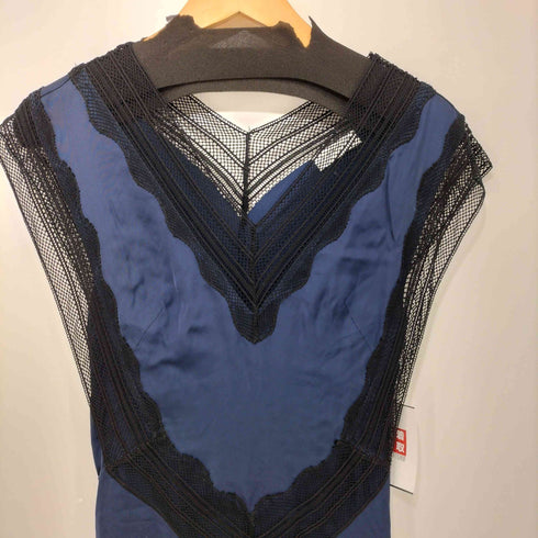 サンドロパリ sandro PARIS レーヨン100 レース ノースリーブ ワンピース レディース EUR:44