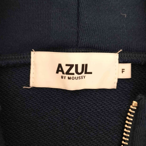アズールバイマウジー AZUL by moussy MLB ロゴショートパーカー レディース FREE