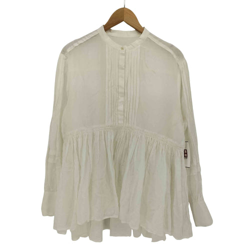 シップス SHIPS 24SS コットン シルク ギャザー ブラウス レディース ONE SIZE
