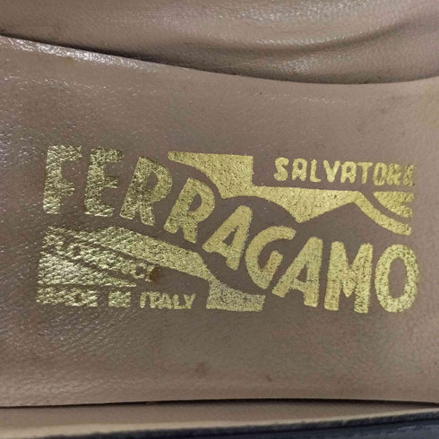 サルヴァトーレフェラガモ Salvatore Ferragamo リボンパンプス レディース 36