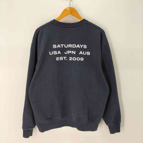 サタデーズニューヨークシティ Saturdays NYC Bowery International Crew Sweatshirt メンズ import:M