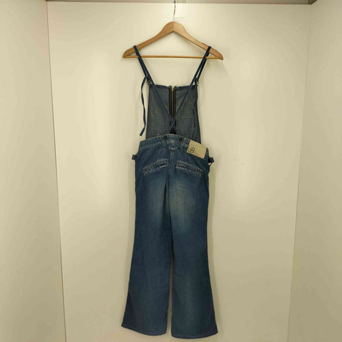 ジョンブル Johnbull ユーズド加工 ワークフレンチサロペットパンツ レディース S