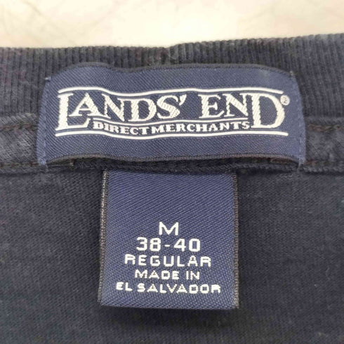ランズエンド LANDS END 00s コットン クルーネック ショートスリーブ Tシャツ メンズ import:M
