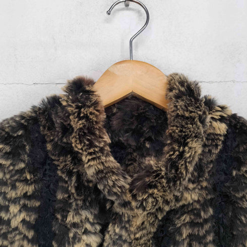 rabbit fur vest ラビットファーベスト レディース