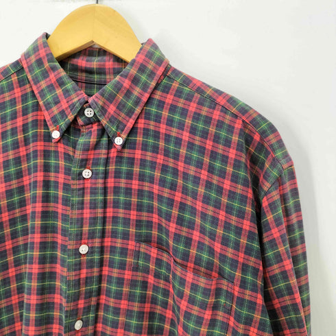 チャップスラルフローレン CHAPS RALPH LAUREN チェック ボタンダウン ネルシャツ メンズ import:L