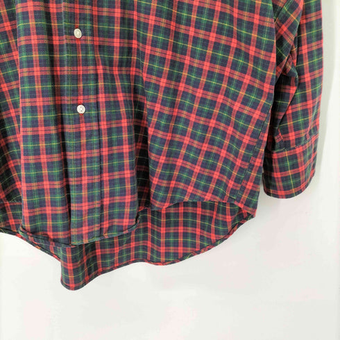 チャップスラルフローレン CHAPS RALPH LAUREN チェック ボタンダウン ネルシャツ メンズ import:L