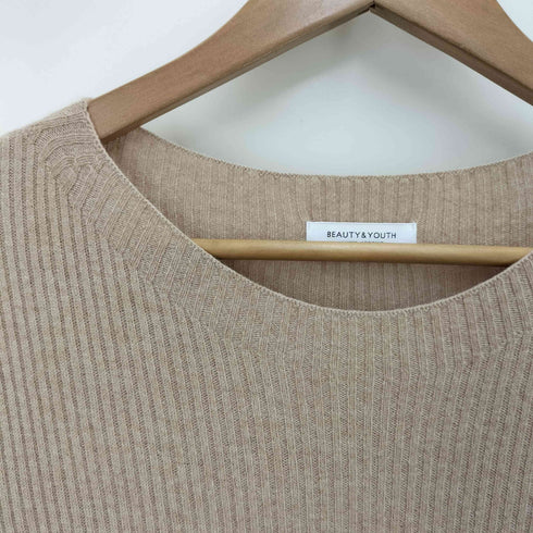 ビューティーアンドユースユナイテッドアローズ BEAUTY & YOUTH UNITED ARROWS ホールガーメントリブフレアニットワンピース レディース JPN:S
