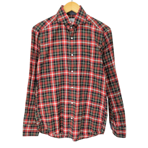 フェアファクス FAIRFAX ホリゾンタルカラー チェック ドレスシャツ メンズ JPN:M