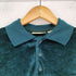 90-00s velour classics ベロア ヘンリーネック ポロシャツ メンズ