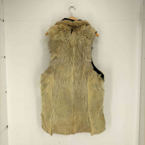 fur vest ファーベスト チャイナ釦 レディース