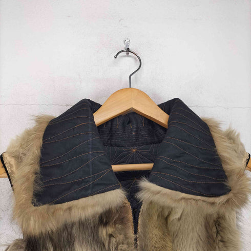 fur vest ファーベスト チャイナ釦 レディース