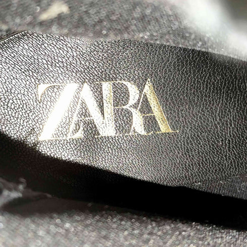 ザラ ZARA サイドゴアヒールブーツ1 レディース 23.5