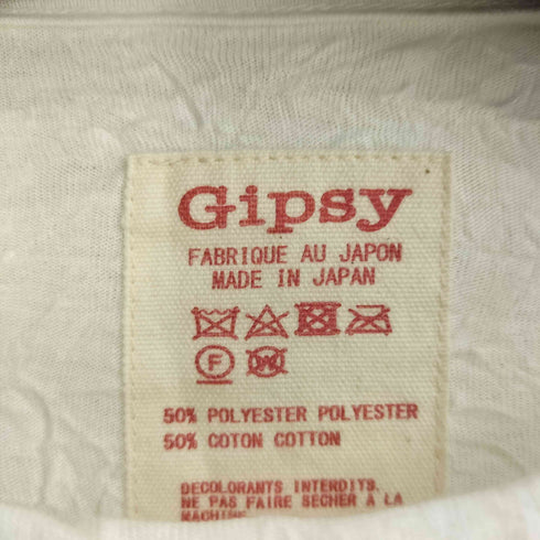 ヨウジヤマモト Yohji Yamamoto GIPSY シワ加工 S/S Tシャツ レディース JPN:2