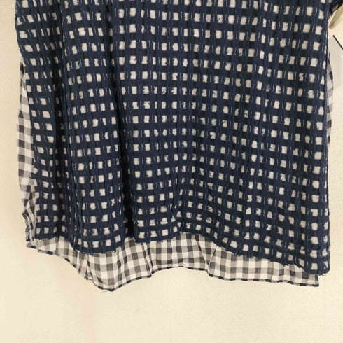 ズッカ ZUCCa ギンガムチェック異素材切替 S/S カットソー レディース JPN:M