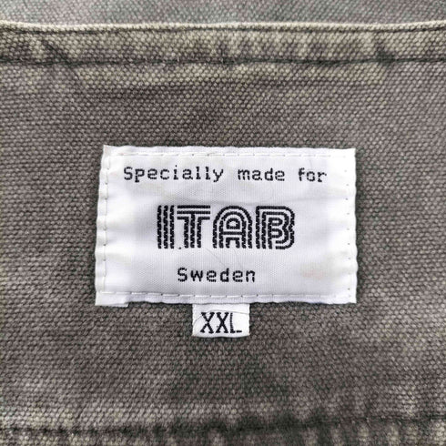 ITAB マルチポケット キャンバス ハンティング ジップ ベスト メンズ import:XXL