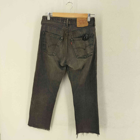 リーバイス Levis フランス製 501 ボタン裏275 カットオフ ブラックデニムパンツ メンズ W30