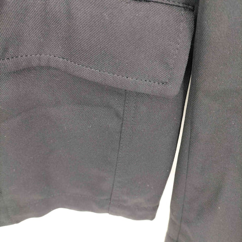 ブラックコムデギャルソン BLACK COMME des GARCONS 13SS バッククロスデザインピークドラペルジャケット レディース M