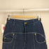 メルシーボークー mercibeaucoup サルエルデニムパンツ レディース JPN:0