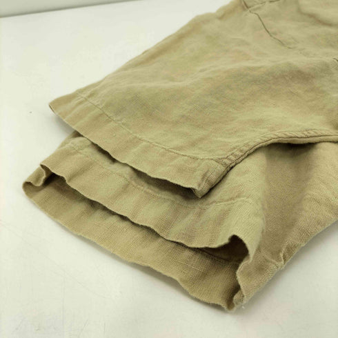 ラルフローレン RALPH LAUREN CLASSIC FIT ポニー 刺繍 S/S ボタンダウン リネン シャツ メンズ import:M