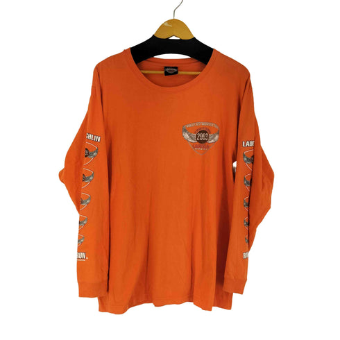 ハーレーダビッドソン HARLEY-DAVIDSON 両面プリント L/S Tシャツ メンズ