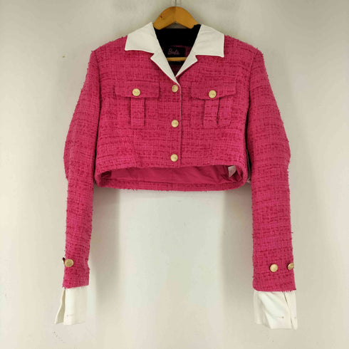 Barbie ツイードクロップドジャケット スカート セットアップ レディース M