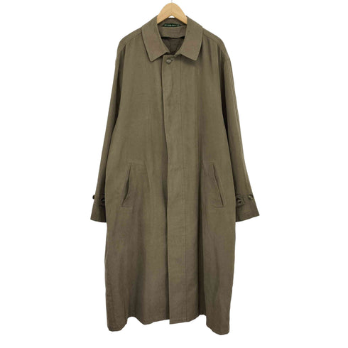 ローレンラルフローレン LAUREN RALPH LAUREN 90-00s ナイロン混 ステンカラー ロングコート メンズ 42L