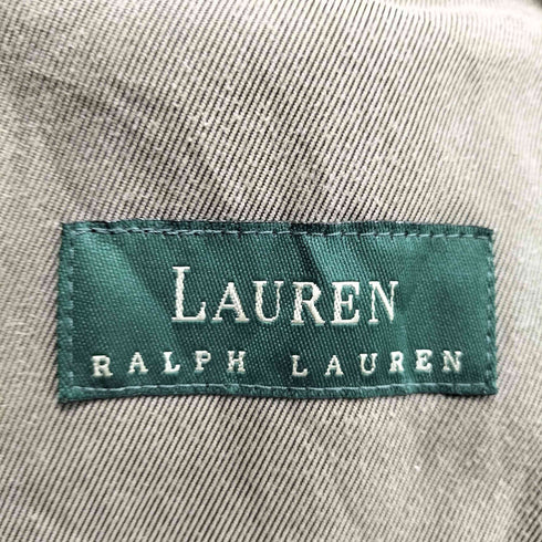 ローレンラルフローレン LAUREN RALPH LAUREN 90-00s ナイロン混 ステンカラー ロングコート メンズ 42L