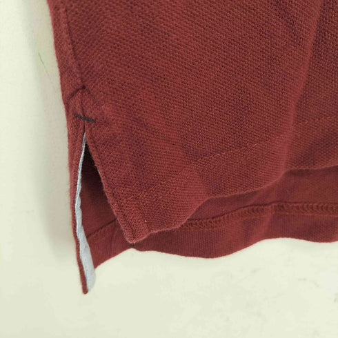 トミーヒルフィガー TOMMY HILFIGER 00s ロゴ刺繍 ロングスリーブ ポロシャツ メンズ import:L