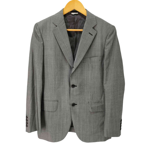 コムデギャルソンオムドゥ COMME des GARCONS HOMME DEUX ヘリンボーン ストライプ ウール 3B テーラードジャケット メンズ JPN:S