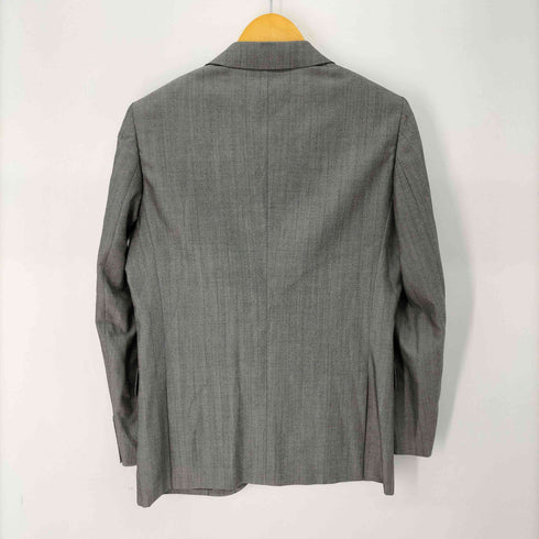 コムデギャルソンオムドゥ COMME des GARCONS HOMME DEUX ヘリンボーン ストライプ ウール 3B テーラードジャケット メンズ JPN:S