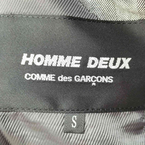 コムデギャルソンオムドゥ COMME des GARCONS HOMME DEUX ヘリンボーン ストライプ ウール 3B テーラードジャケット メンズ JPN:S