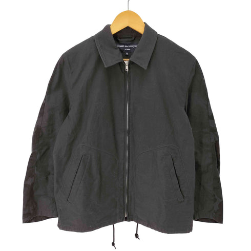 コムデギャルソンオム COMME des GARCONS HOMME カモ切替 ツイル ジップアップブルゾン メンズ JPN:XS