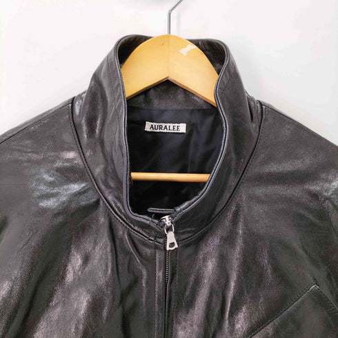 オーラリー AURALEE 25AW LAMB LEATHER ZIP BLOUSON メンズ JPN:3