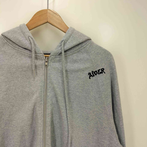 AIVER ヘビーウエイト 刺繍 ラグラン フルジップパーカー メンズ JPN:L