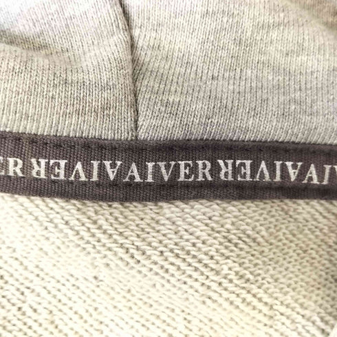 AIVER ヘビーウエイト 刺繍 ラグラン フルジップパーカー メンズ JPN:L