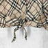 バーバリーブルーレーベル BURBERRY BLUE LABEL ノバチェック 7分丈 スキッパーシャツ レディース JPN:38