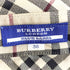 バーバリーブルーレーベル BURBERRY BLUE LABEL ノバチェック 7分丈 スキッパーシャツ レディース JPN:38