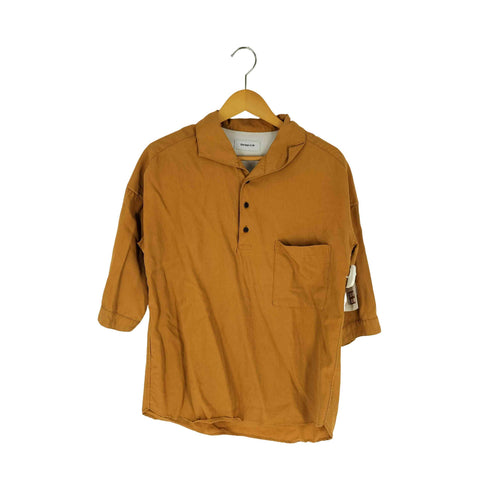 GARAGE.U.W ハーフボタン リネン プルオーバー シャツ メンズ JPN:46