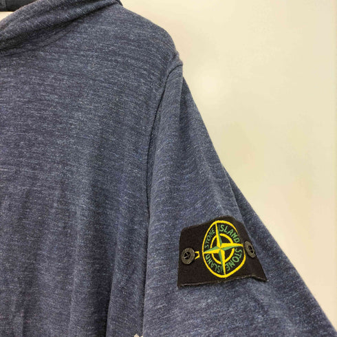 ストーンアイランド STONE ISLAND ワッペン装飾 ライトオンス 長袖 プルオーバーフーディー メンズ import:L