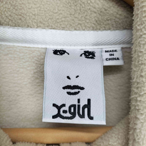エックスガール X-girl RAGLAN FLEECE JACKET メンズ JPN:S