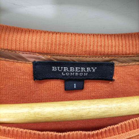バーバリー BURBERRY シルク100 リブニット カットソー レディース JPN:1