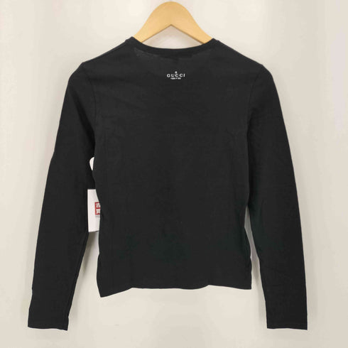 グッチ GUCCI クルーネック ロングスリーブTシャツ カットソー レディース XS